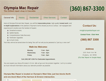 Tablet Screenshot of olympiaipodandmacrepair.com